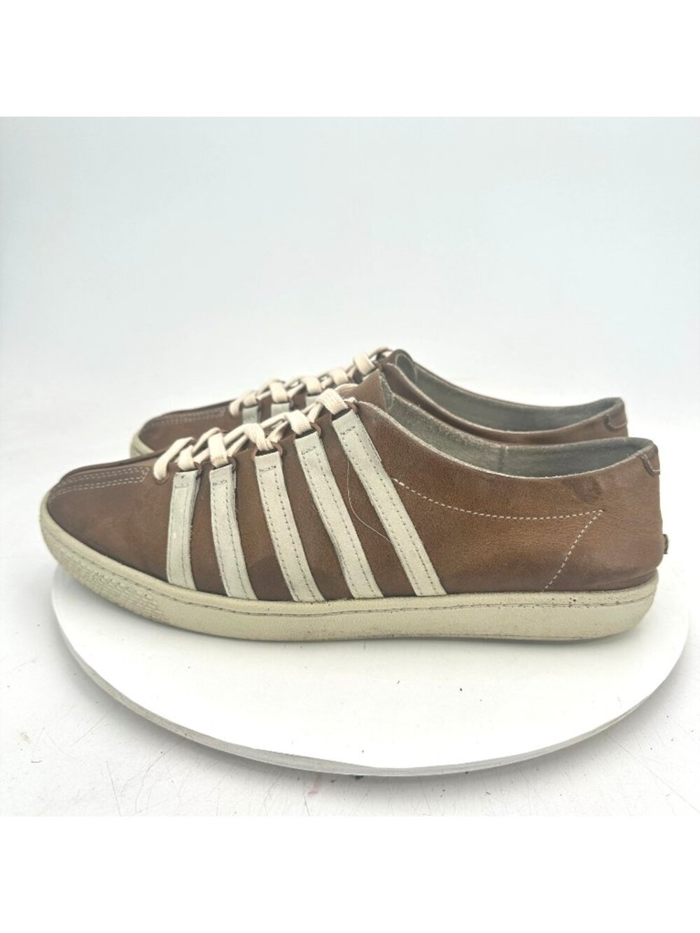 Billy Reid x K-Swiss Classic 88 Horween Men Size 10D Brown Cream Leather Shoes